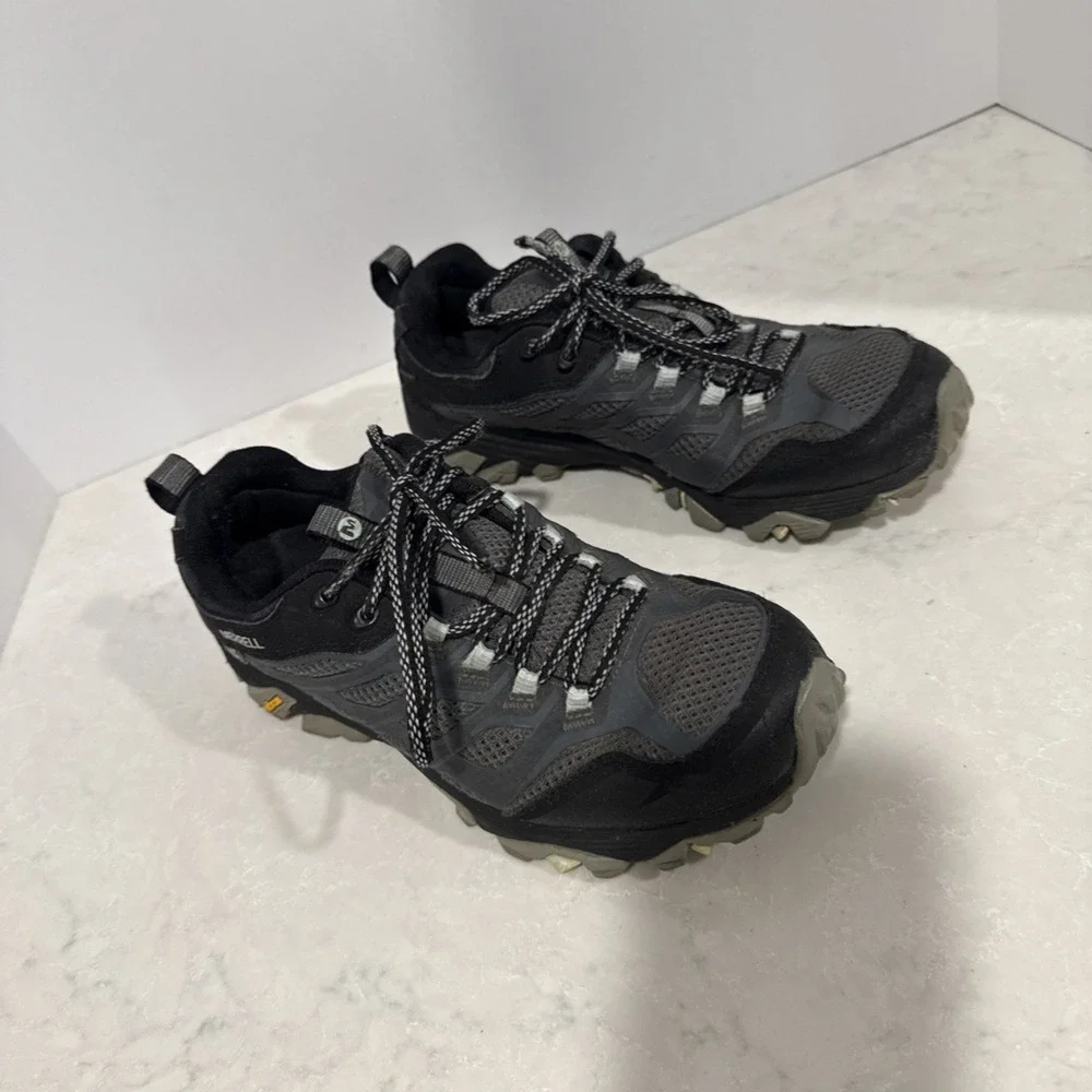 Merrell Moab 2 Vent Black Night Low Top Hiking Shoes Women's 8.5